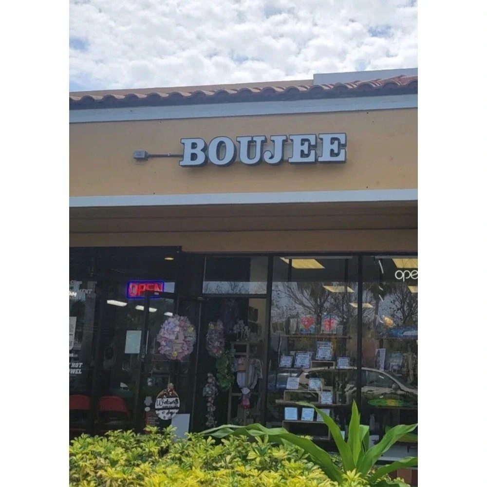 BOUJEE Channel Box LED LIGHTED SIGN Commercial 5' Length  X 10